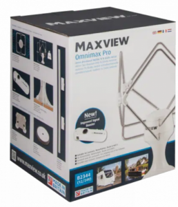 Maxview Omnimax Pro Omni-directional 12/24v White TV Aerial